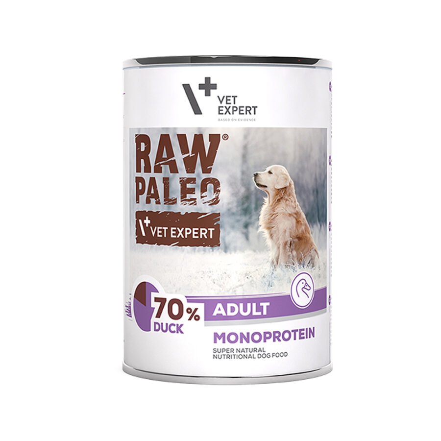 Vet Expert Dog Raw Paleo Adult Duck - 400gr