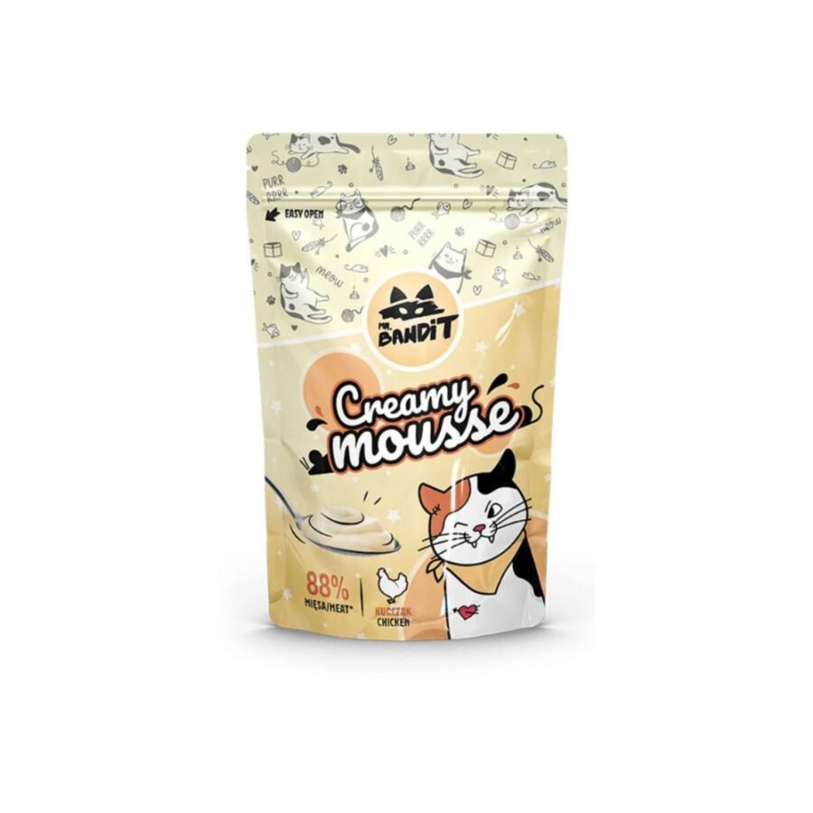 Mr. Bandit Cat Creamy Mousse Κοτόπουλο - 60gr