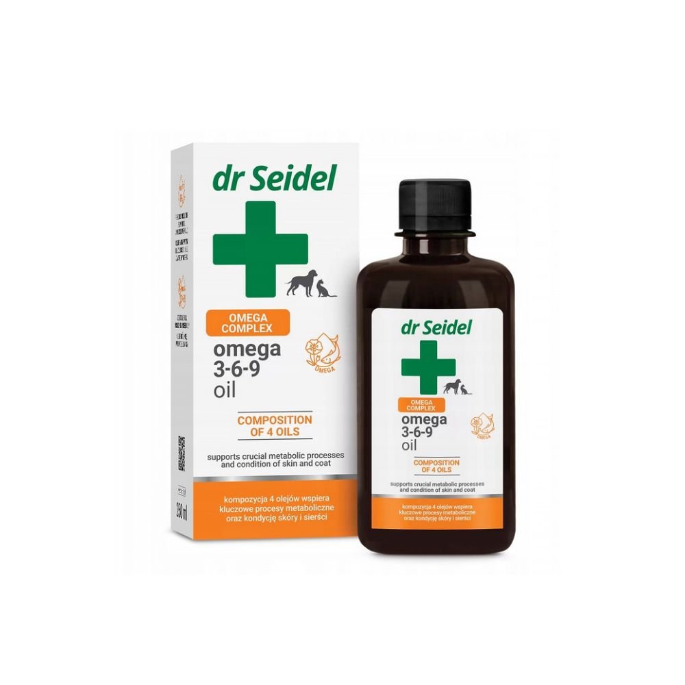 Dr Seidel Λάδι Ωμέγα 3-6-9 για Σκύλους και Γάτες - 250ml