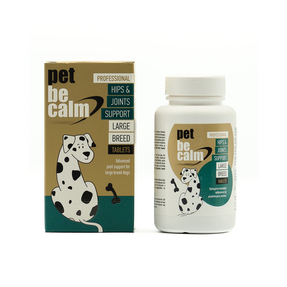 Pet Be Calm Hips & Joints Support Large Breed - 90 tablets