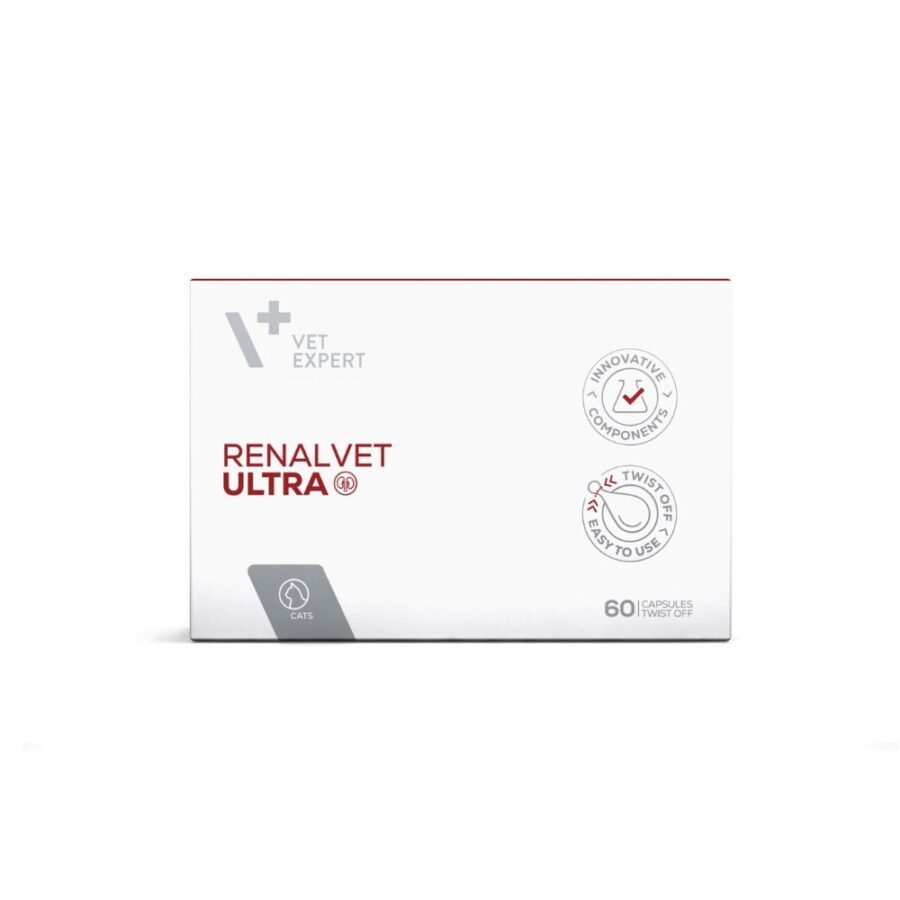Vet Expert RenalVet Ultra for Cats -60 caps twist off