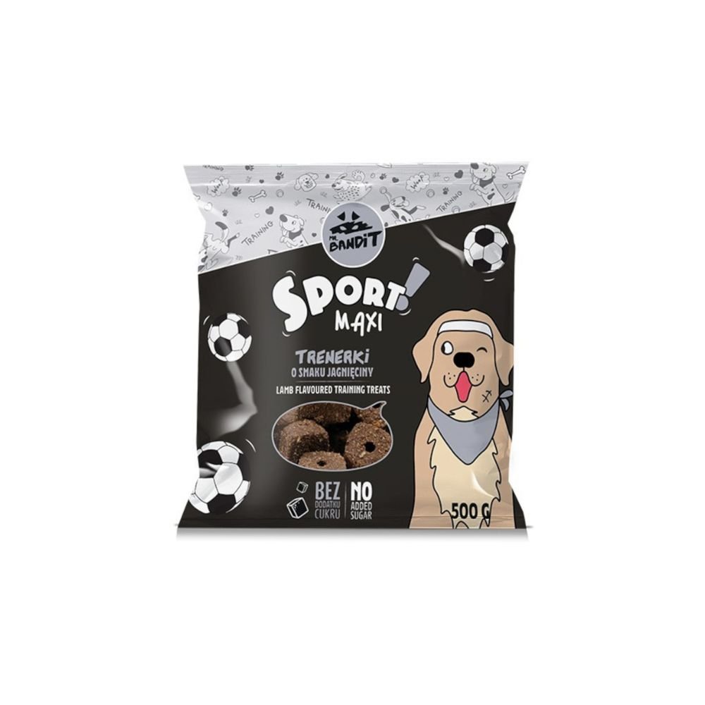 Mr Bandit Sport Maxi - Μαλακές Λιχουδιές Σκύλου Με Αρνί -500gr