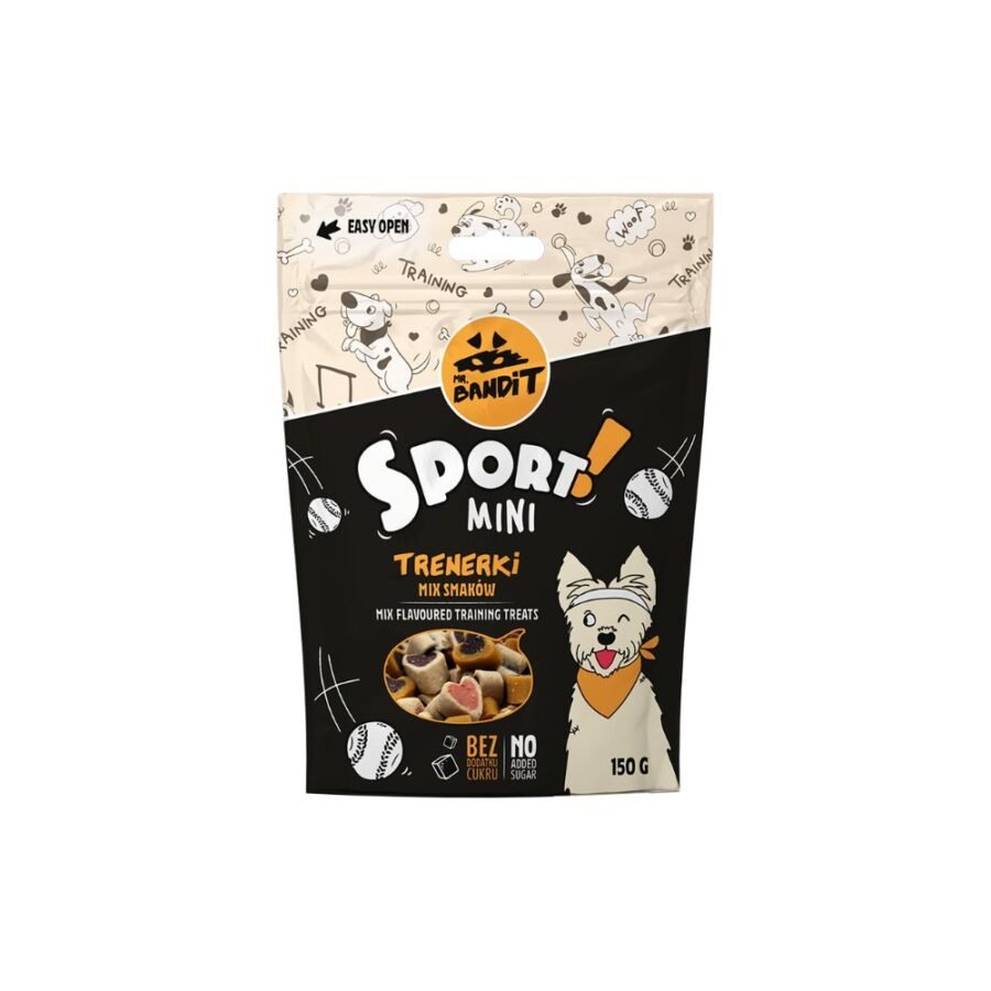 Mr Bandit Sport Mini - Μαλακές Λιχουδιές Σκύλου σε Σχήμα Καρδιάς -150gr