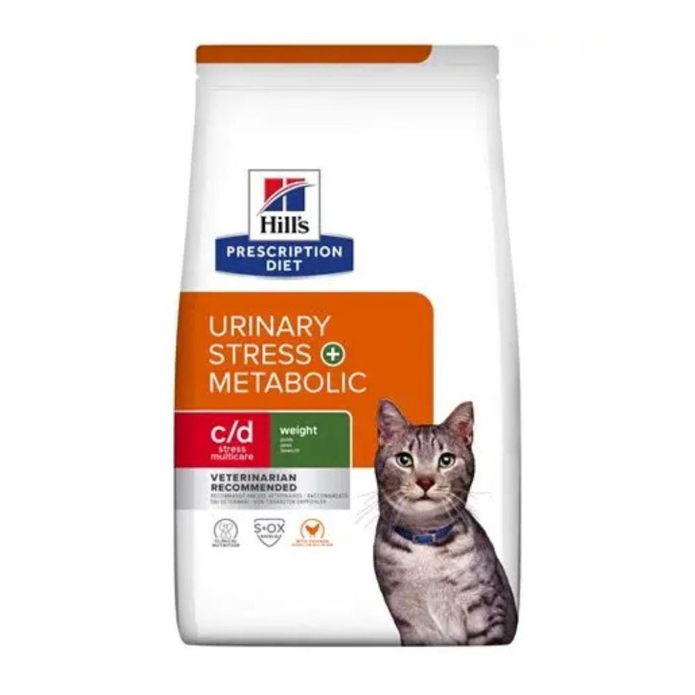 Hill's Prescription Diet Feline C/D Metabolic Urinary Stress με Κοτόπουλο -1,5kg