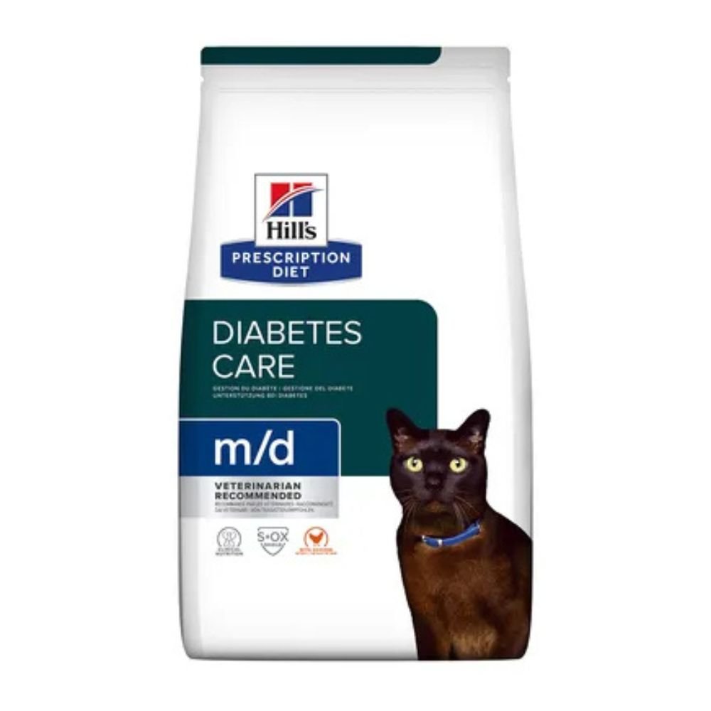 Hill's Prescription Diet Feline Diabetes Care m/d Με Κοτόπουλο -1,5kg