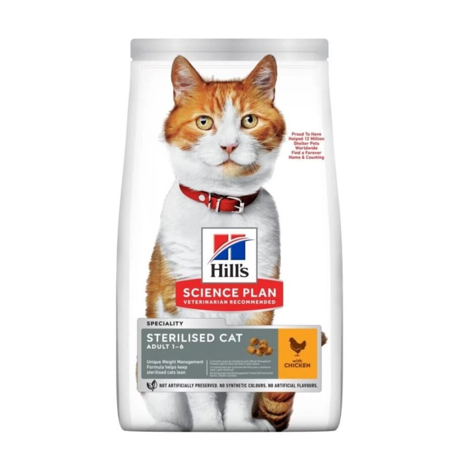 Hill's Science Plan Sterilized Cat Young Adult Κοτόπουλο -3kg