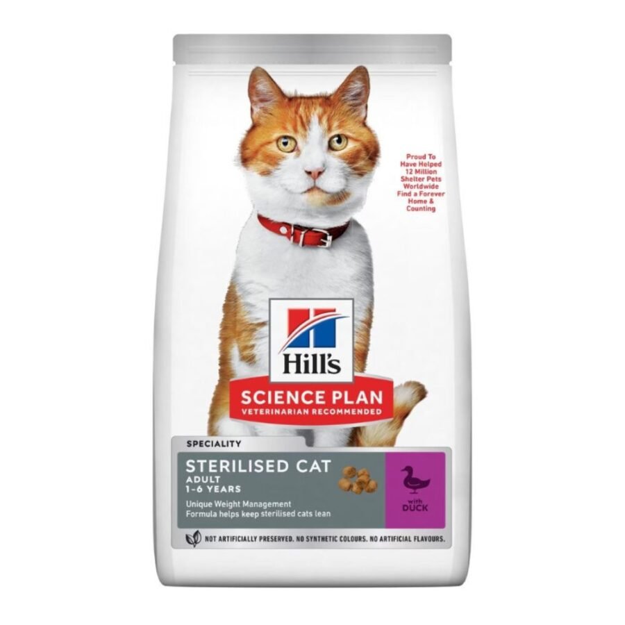 Hill's Science Plan Sterilized Cat Adult Με Πάπια -1,5kg