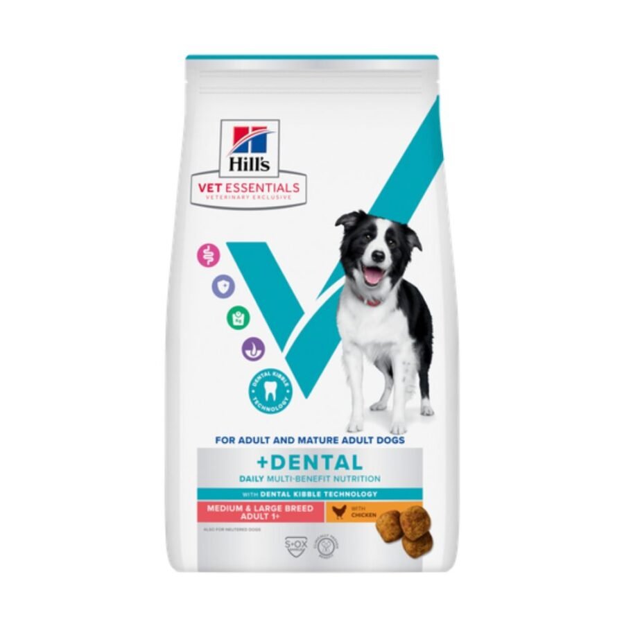 Hill's Vet Essentials Adult Dog Medium & Large Dental Health Chicken -10kg