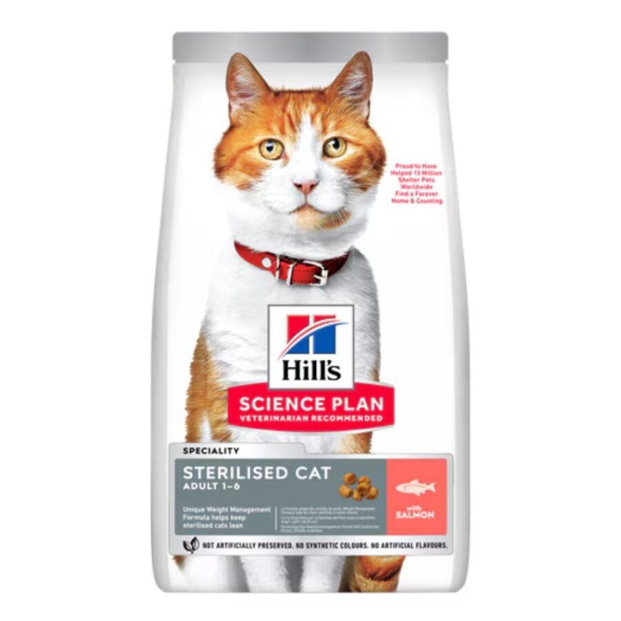 Hill's Science Plan Sterilized Cat Adult Με Σολομό -1,5kg