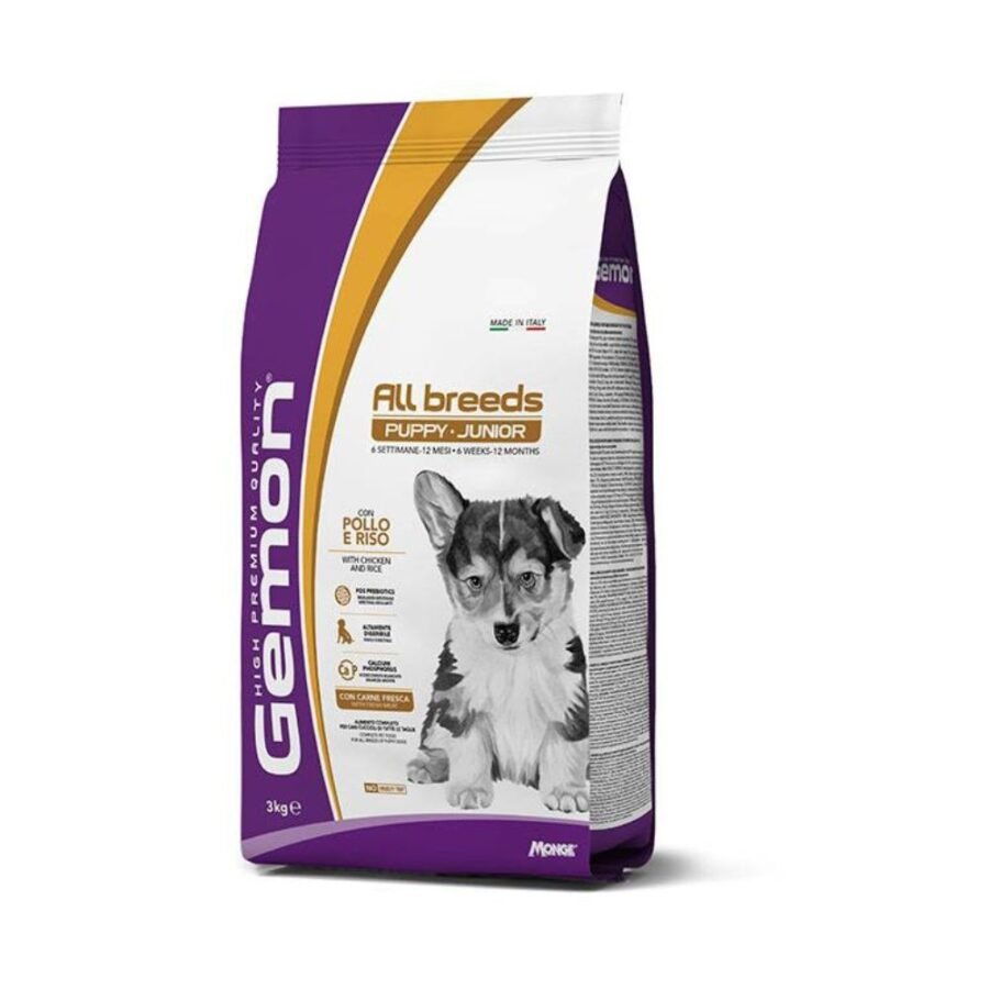Gemon All Breeds Puppy Chicken & Rice -3kg