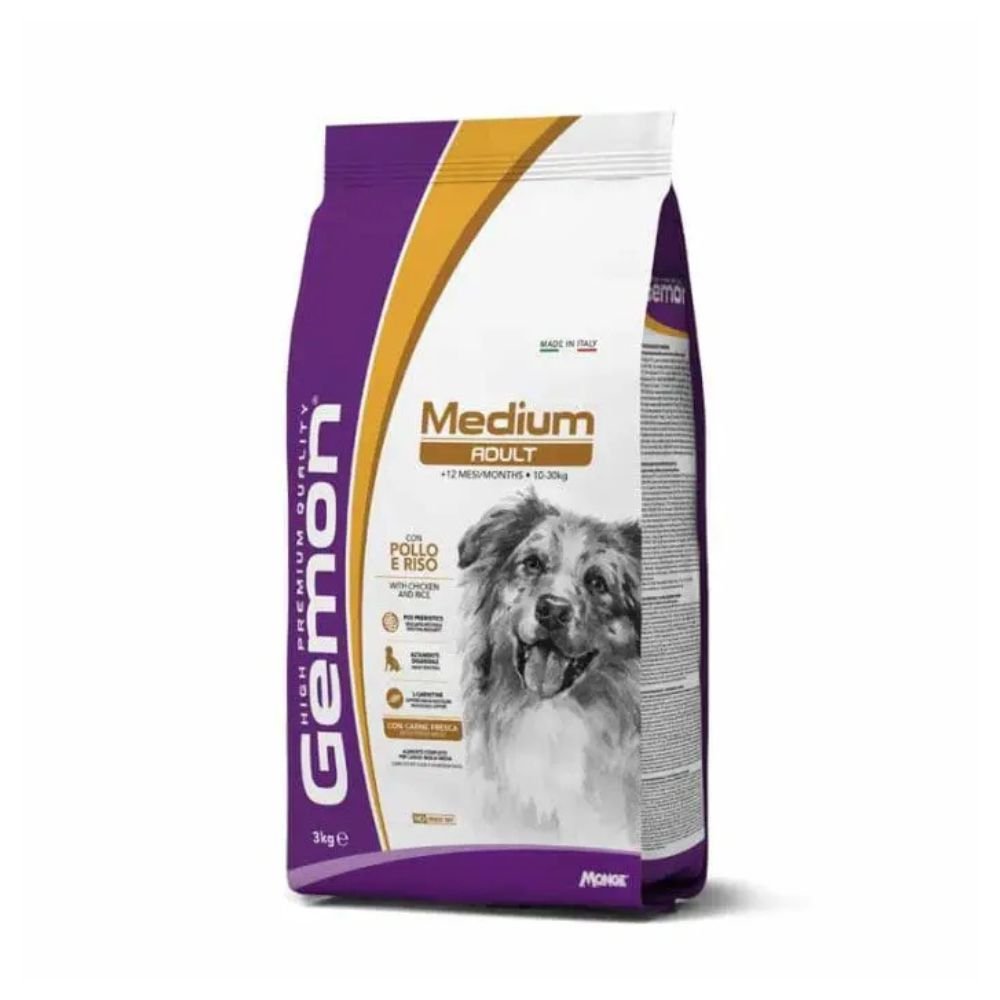 Gemon Dog Medium Adult Chicken -3kg
