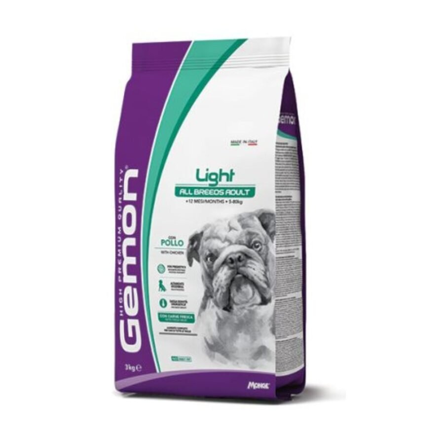 Gemon Dog Adult Light All Breeds Chicken -3kg