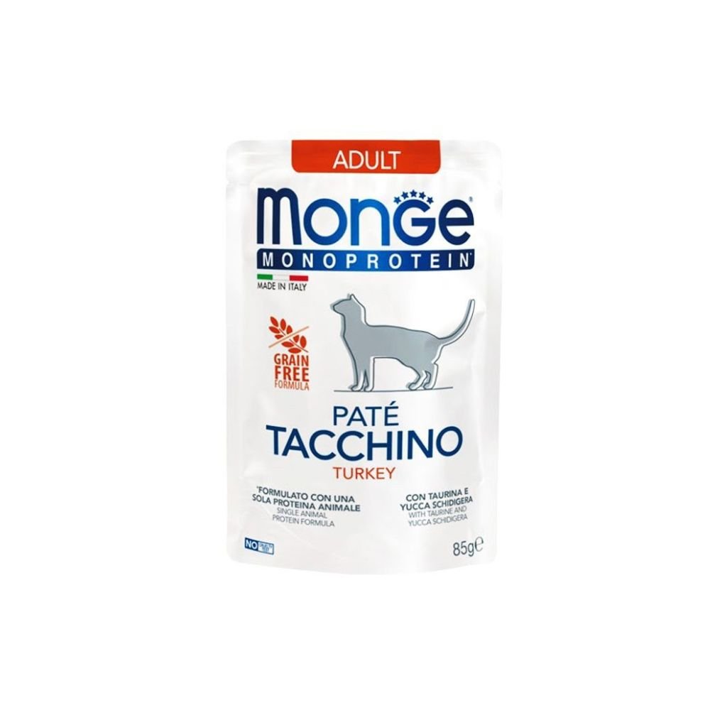 Monge Cat Monoprotein Adult Turkey -85gr