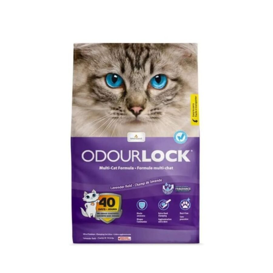 Intersand Odourlock Άμμος Γάτας Lavender -12kg
