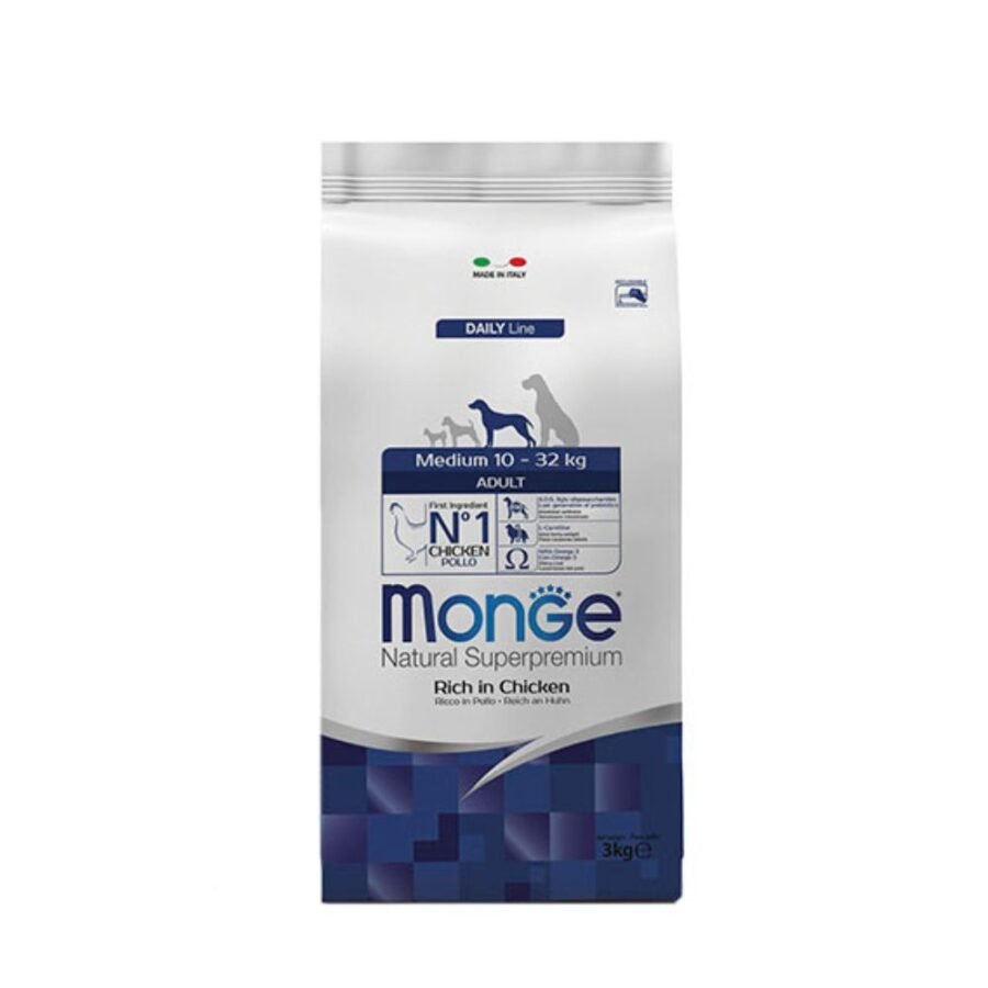 Monge Dog Adult Medium Chicken - 3kg