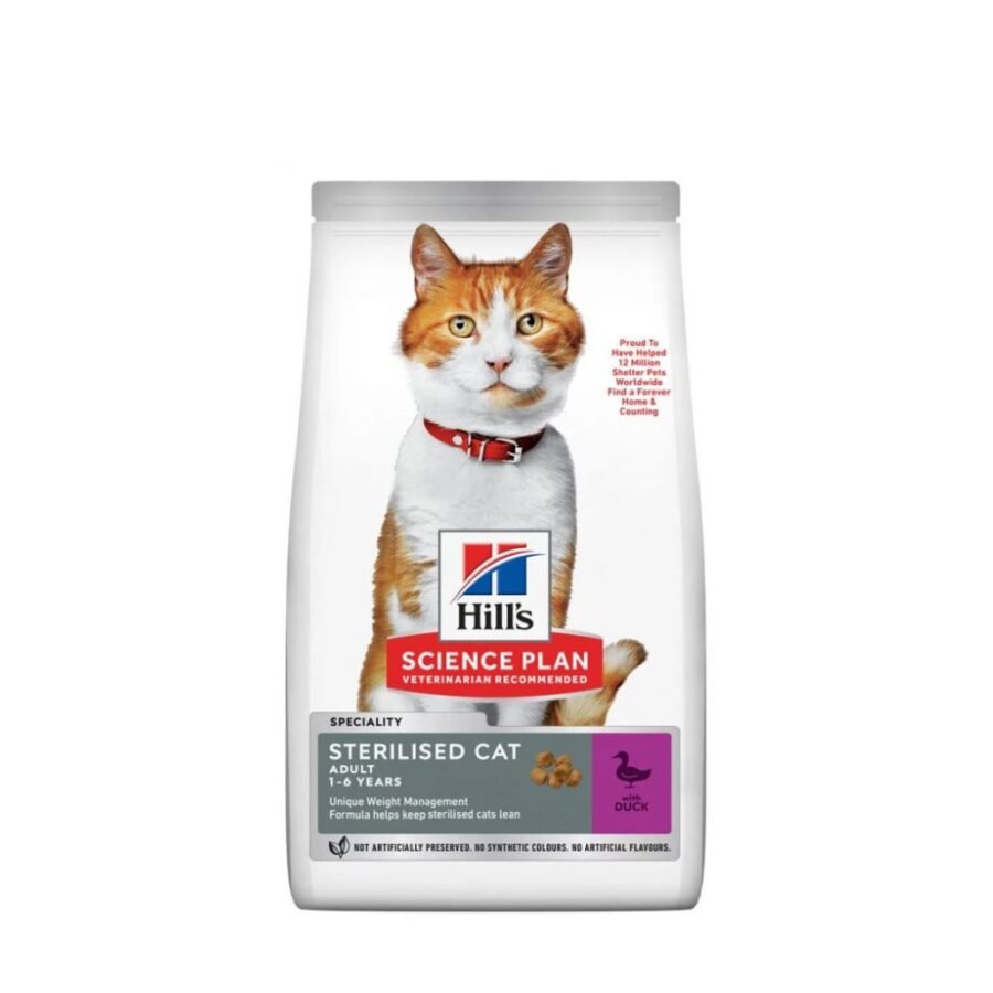 Hill's Science Plan Sterilized Cat Adult Με Πάπια - 1,5kg
