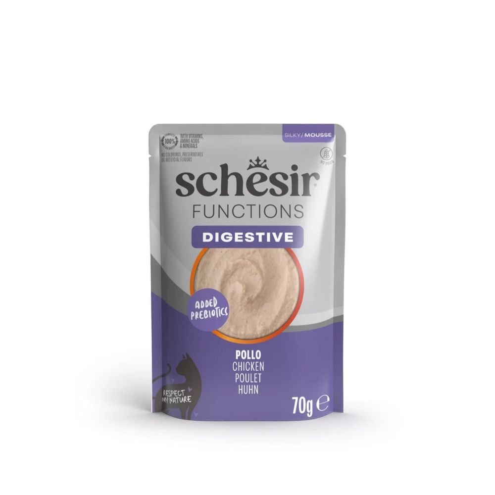 Υγρή Τροφή Schesir Functions Digestive Κοτόπουλο - 70gr